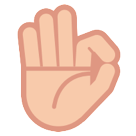 mano che fa OK as rendered by HTC