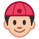 Person with Skullcap as drawn by HTC in Sense 8