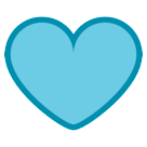 cuore blu as rendered by HTC