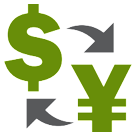 currency exchange as rendered by HTC