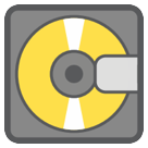 computer disk as rendered by HTC