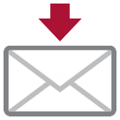 envelope com seta as rendered by HTC