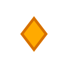small orange diamond as rendered by HTC