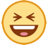 Grinning Squinting Face, the design in this release