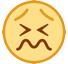 Confounded Face as drawn by HTC in Sense 8