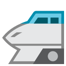 high-speed train as rendered by HTC