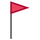 Triangular Flag as drawn by HTC in Sense 8