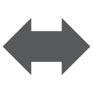 Left-Right Arrow as drawn by HTC in Sense 8