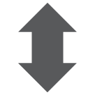 Up-Down Arrow as drawn by HTC in Sense 8
