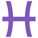 Segno zodiacale dei Pesci as rendered by HTC