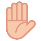 mano alzata as rendered by HTC