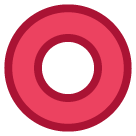 hollow red circle as rendered by HTC