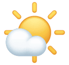 Sun Behind Small Cloud as drawn by Huawei in Harmony OS 4.0