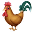 Rooster as drawn by Huawei in Harmony OS 4.0