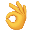 OK Hand as drawn by Huawei in Harmony OS 4.0