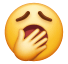 Yawning Face as drawn by Huawei in Harmony OS 4.0
