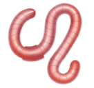 Worm as drawn by Huawei in Harmony OS 4.0