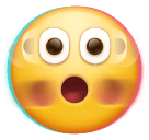 Shaking Face as drawn by Huawei in Harmony OS 4.0