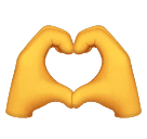 Heart Hands as drawn by Huawei in Harmony OS 4.0