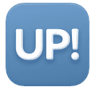 UP! Button as drawn by Huawei in Harmony OS 5.0