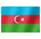 flag: Azerbaijan as rendered by Huawei