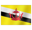 Flagge: Brunei Darussalam as rendered by Huawei