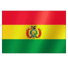 flag: Bolivia as rendered by Huawei