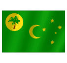 flag: Cocos (Keeling) Islands as rendered by Huawei