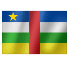 flag: Central African Republic as rendered by Huawei