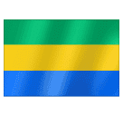 flag: Gabon as rendered by Huawei