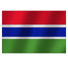 flag: Gambia as rendered by Huawei