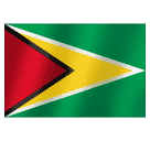 flag: Guyana as rendered by Huawei