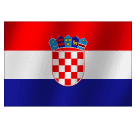 flag: Croatia as rendered by Huawei