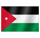 Flagge: Jordanien as rendered by Huawei