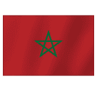 flag: Morocco as rendered by Huawei