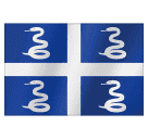 flag: Martinique as rendered by Huawei