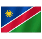 flag: Namibia as rendered by Huawei