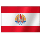 flag: French Polynesia as rendered by Huawei
