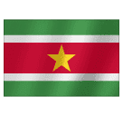 flag: Suriname as rendered by Huawei