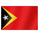 flag: Timor-Leste as rendered by Huawei