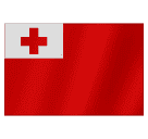 flag: Tonga as rendered by Huawei