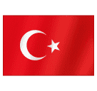 flag: Türkiye as rendered by Huawei