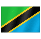 flag: Tanzania as rendered by Huawei