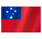 flag: Samoa as rendered by Huawei