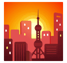 Sunset as drawn by Huawei in Harmony OS 5.0