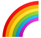 rainbow as rendered by Huawei