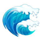 water wave as rendered by Huawei