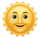 sun with face as rendered by Huawei