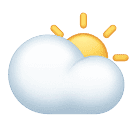 Sonne hinter großer Wolke as rendered by Huawei