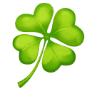 four leaf clover as rendered by Huawei